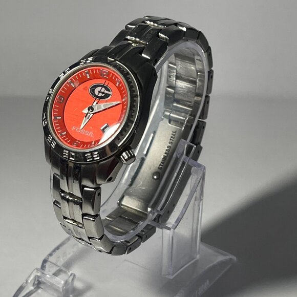 Georgia Bulldogs NCAA Stainless-Steel Women's Watch by Fossil - Picture 3 of 9